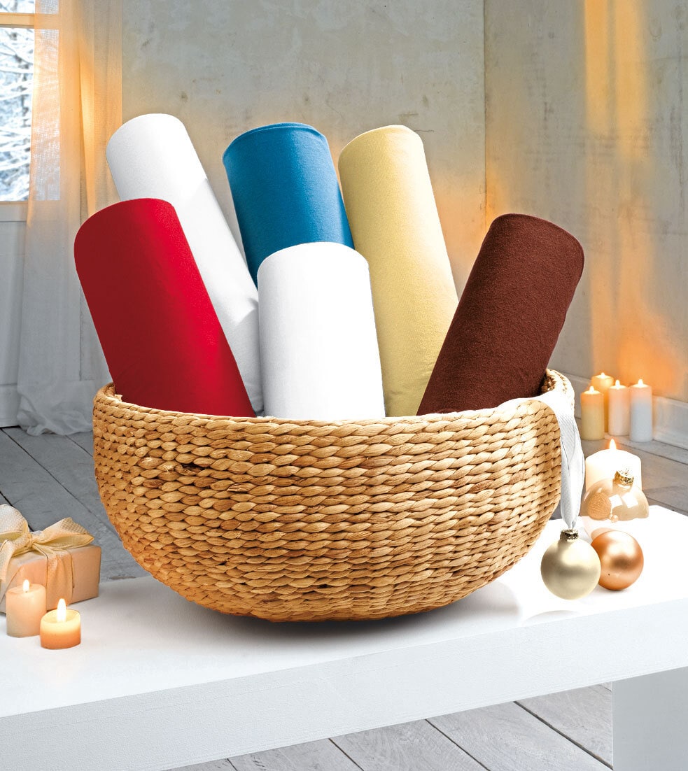 Vario Jersey-Spannbetttuch 90-100 x 200 cm weiß