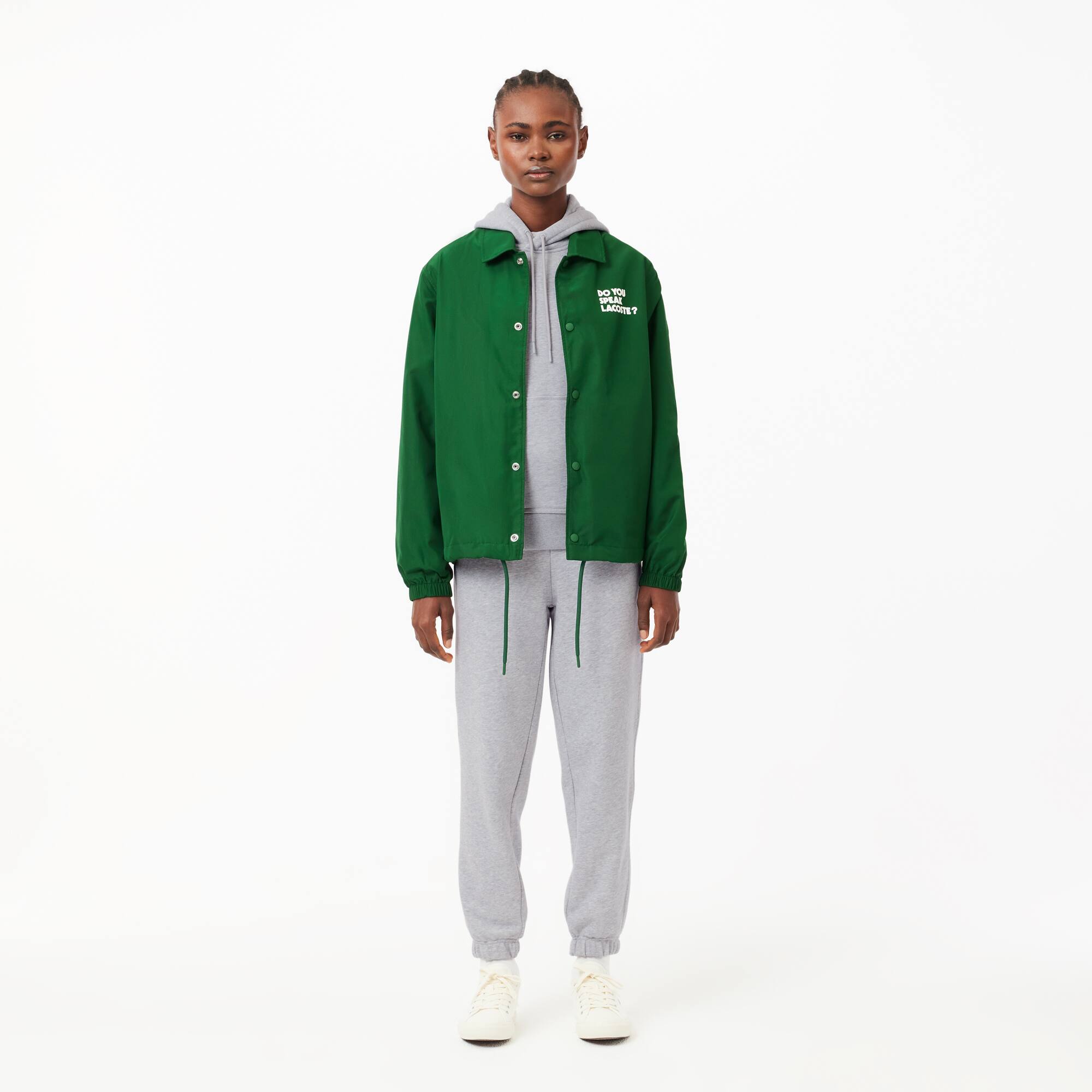 Jogger-Hoodie mit Slogan Sweatshirts - Grau - Lacoste - Unisex