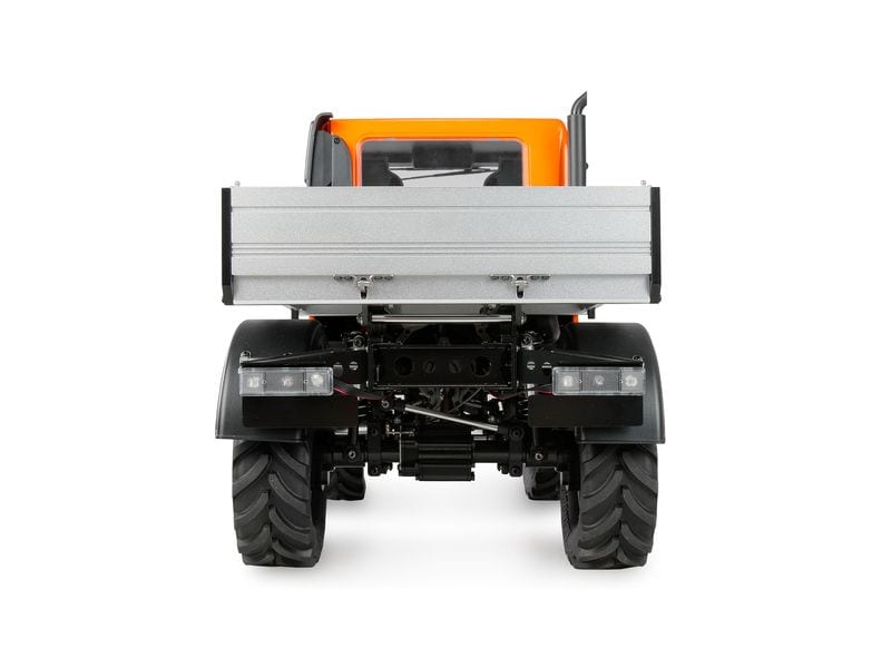 Amewi Mercedes-Benz Unimog Geräteträger 4WD Orange 1:10, AR Originalgetreues Unimog RC-Modell
