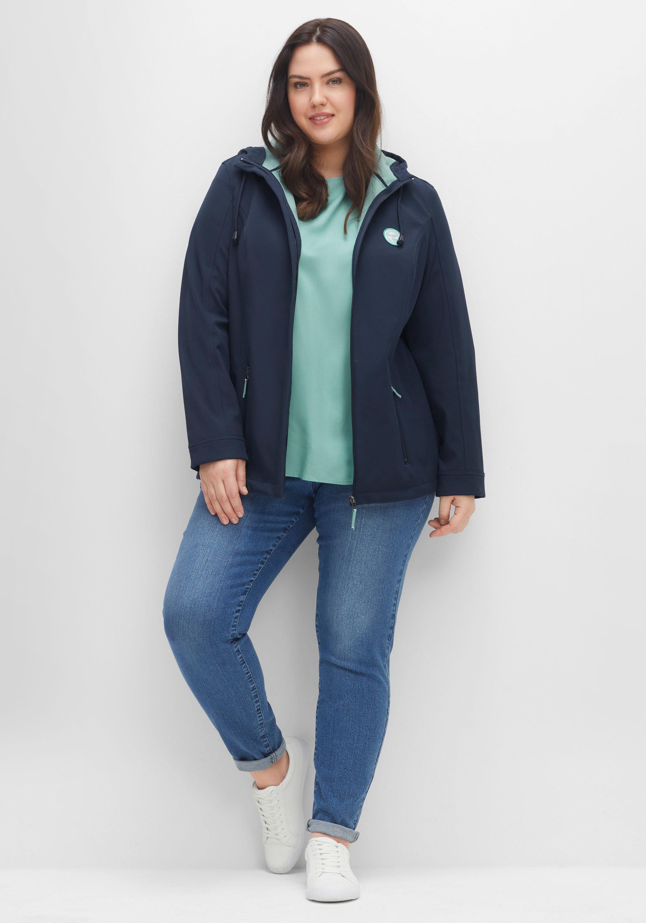 Softshell-Jacke mit Fleece-Innenseite