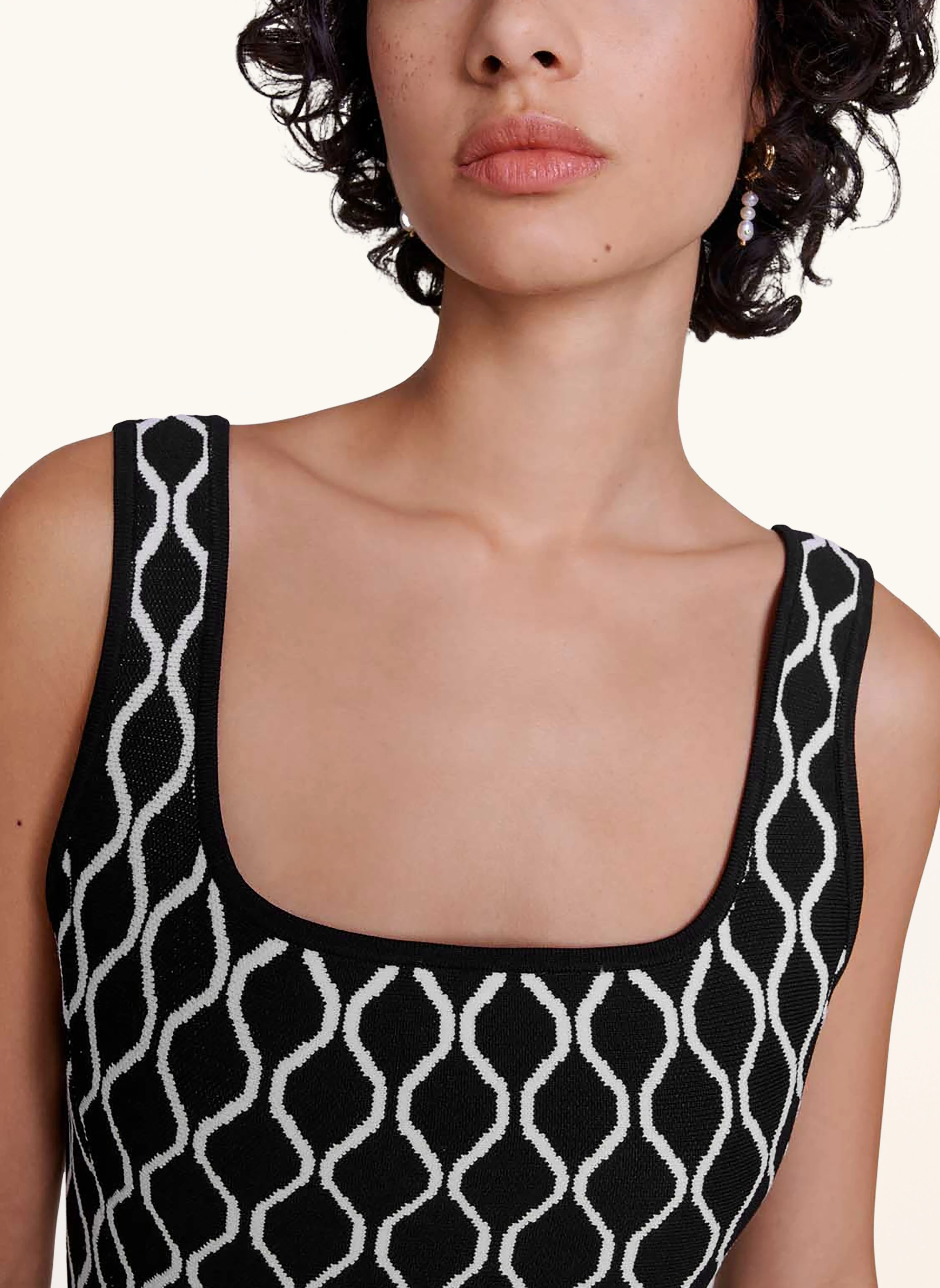 maje Strickkleid