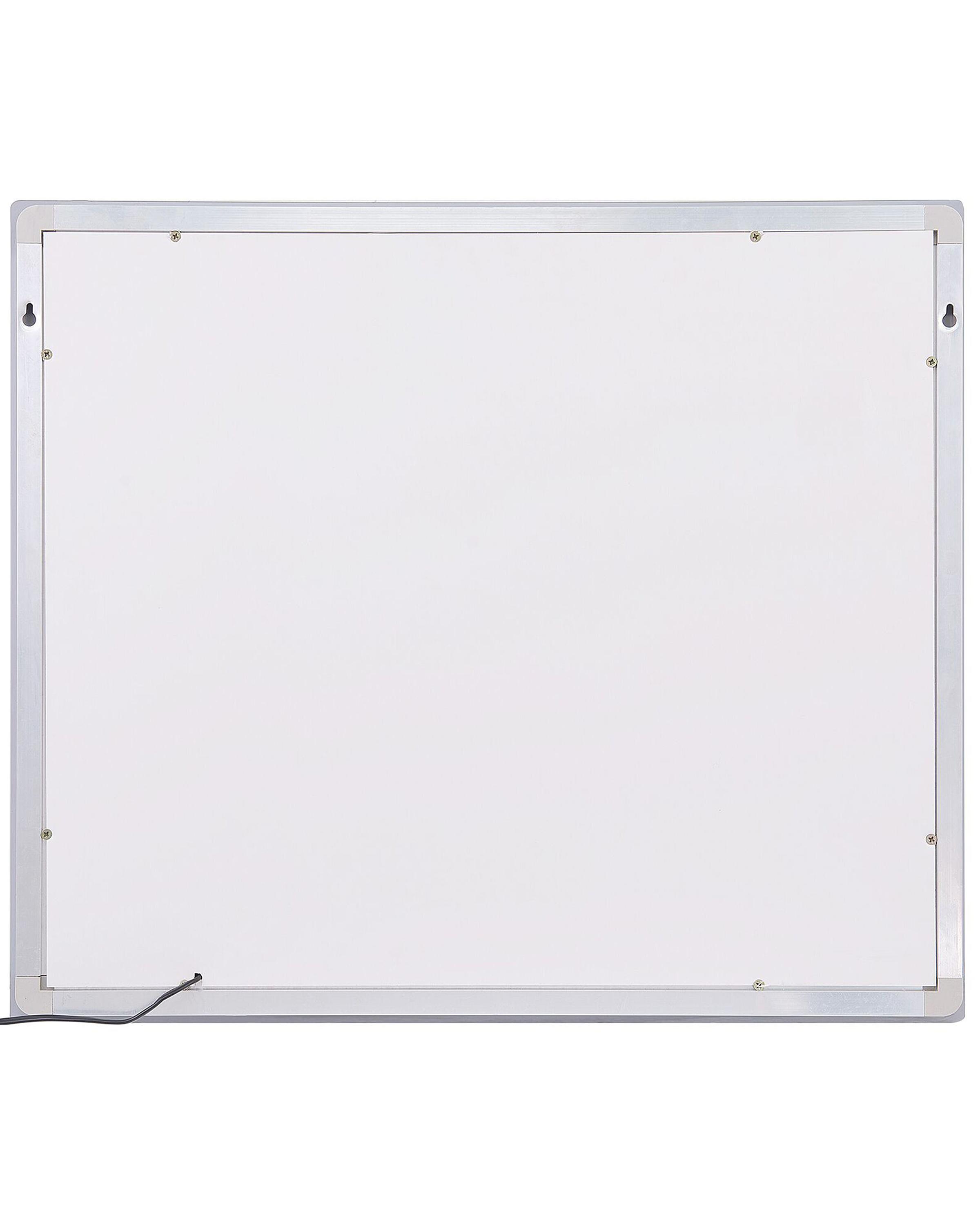 LED badkamerspiegel LIRAC 70 cm 60 cm Zilver