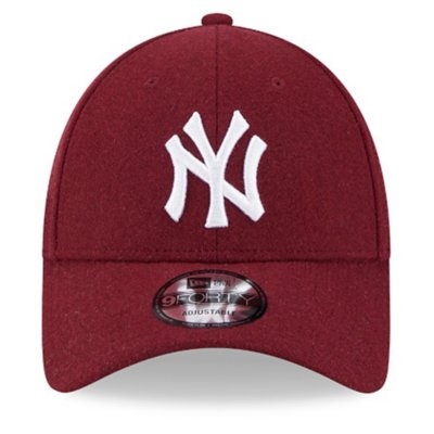 Casquette homme Melton Wool Ess 9Forty Neyyan Carw ROUGE NEW ERA