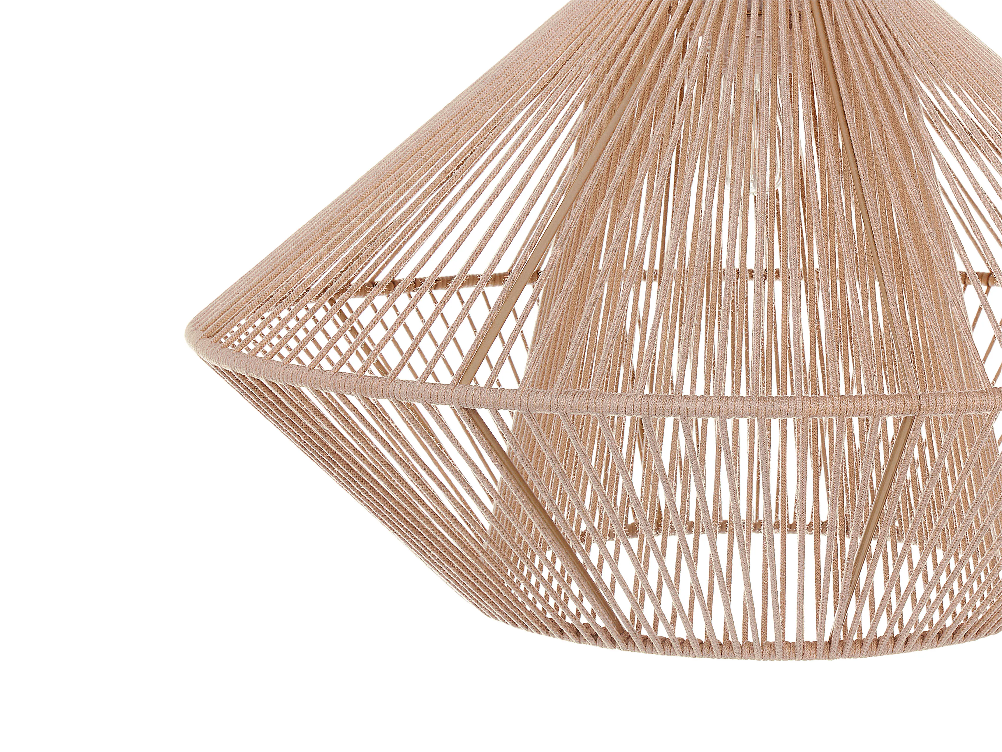 Hanglamp PALMETTO Katoen Beige
