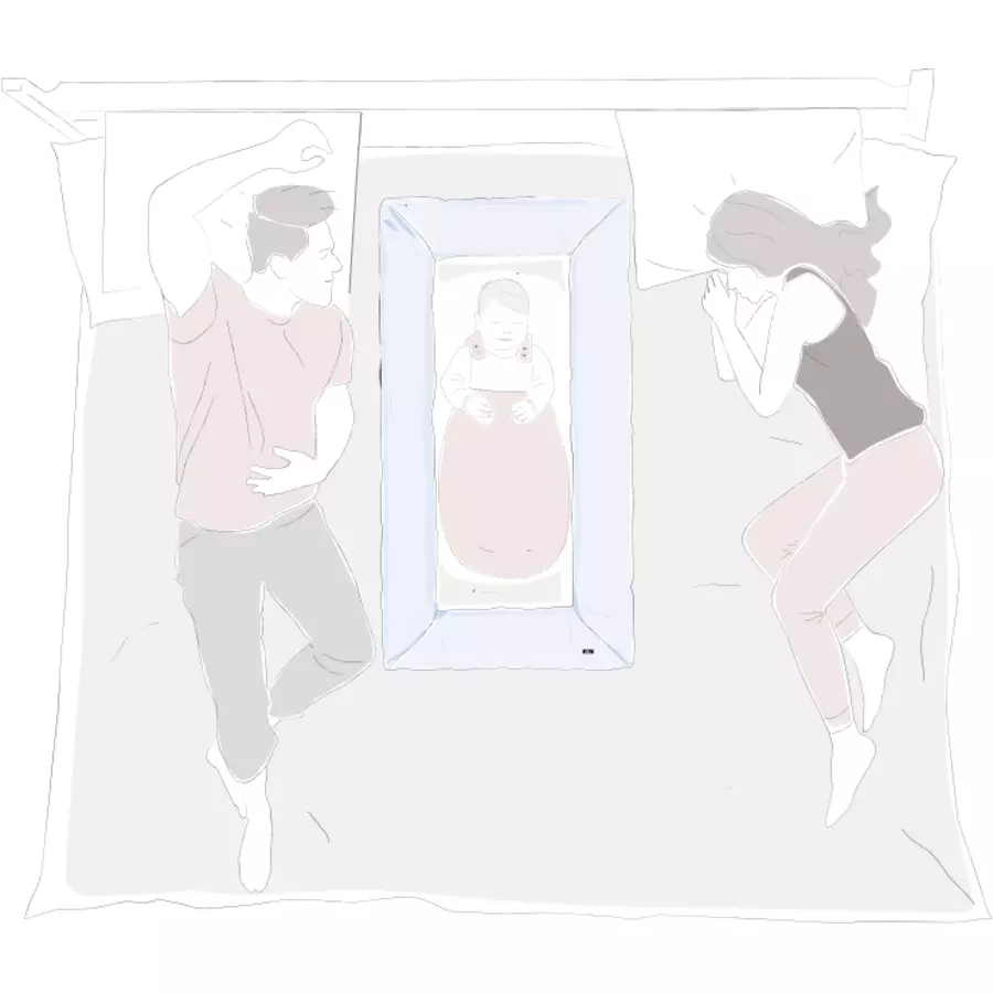 Alvi® Schlummer-Carré Volant 70 x 140 cm