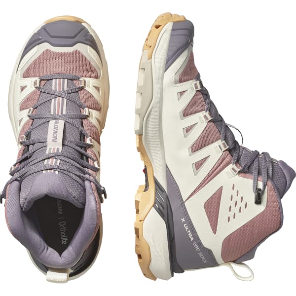 Chaussure de randonnée mid SALOMON X ULTRA 360 EDGE MID GORE-TEX W BURLWOOD/VANILLA ICE/EXCALIBUR