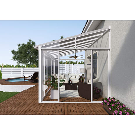Palram - Canopia Sanremo udestue 3x4,25 m - hvid