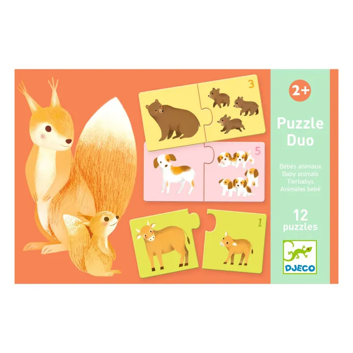 Djeco Puzzles duo-trio Bébés Animaux