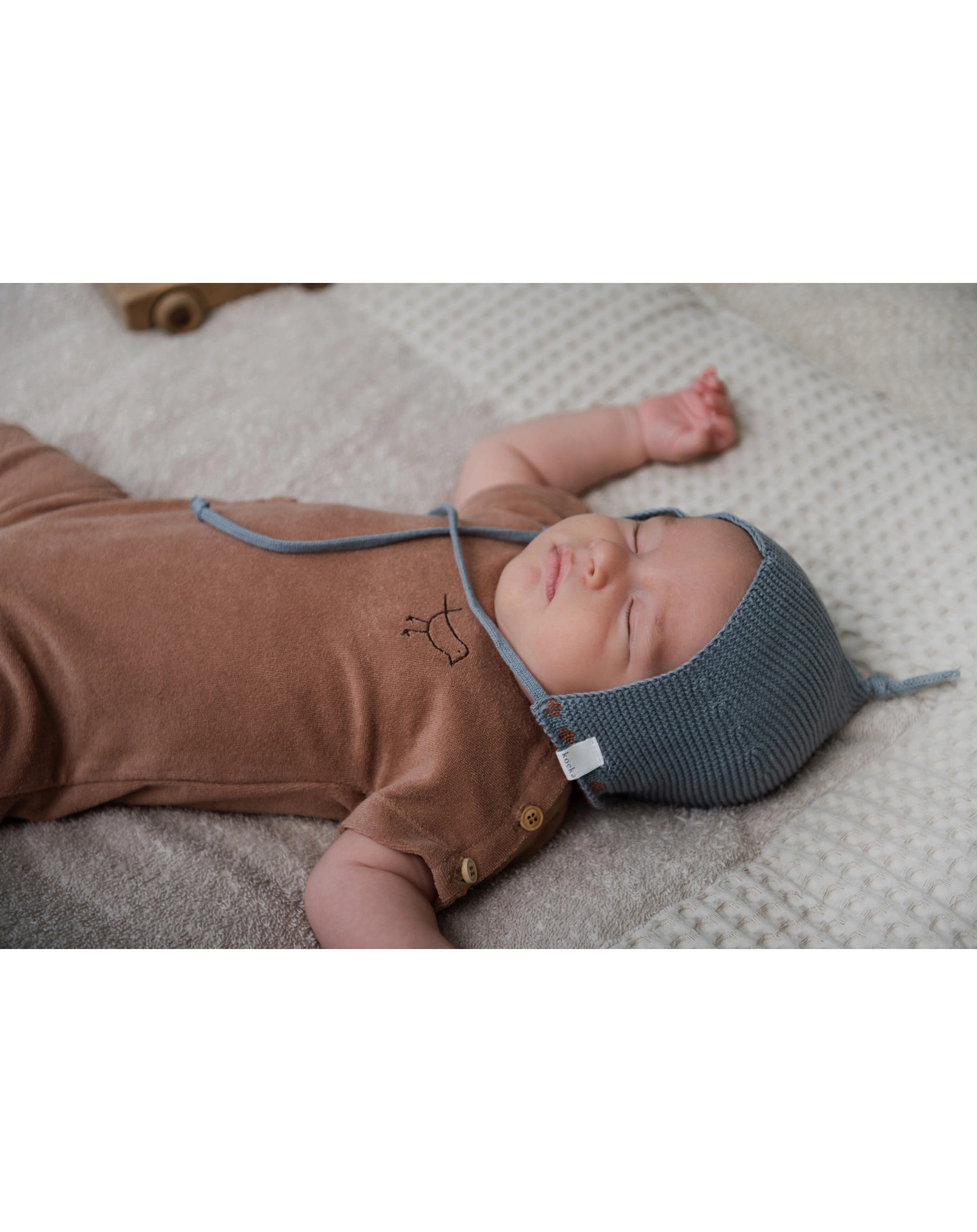 Babymütze LALINDE in wave
