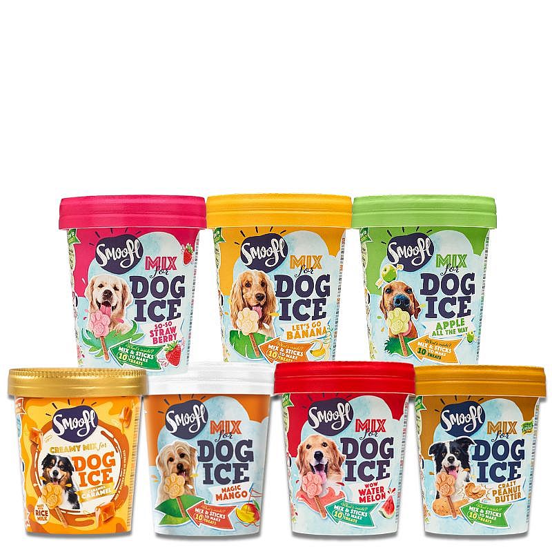 Smoofl Honden IJsmix 160 gram | Aardbei | 13854.3