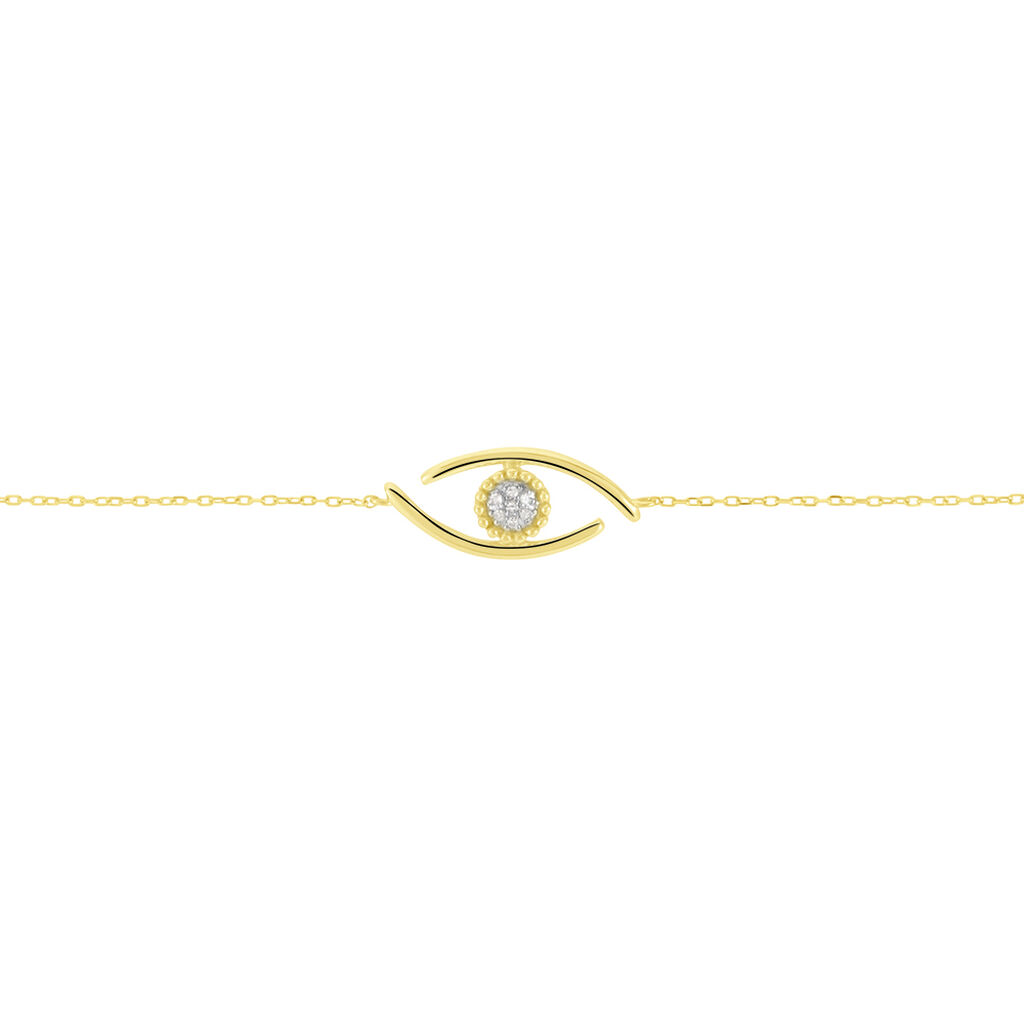 Bracelet Irlana Or Jaune Diamant
