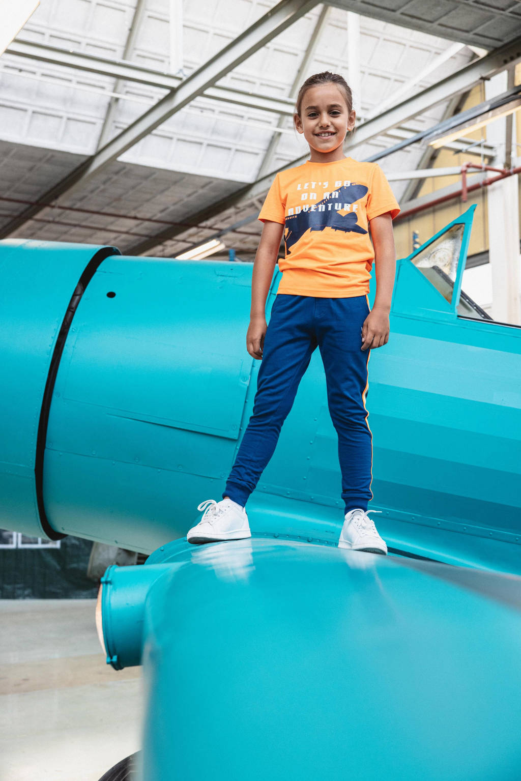 TYGO & vito T-shirt met printopdruk oranje