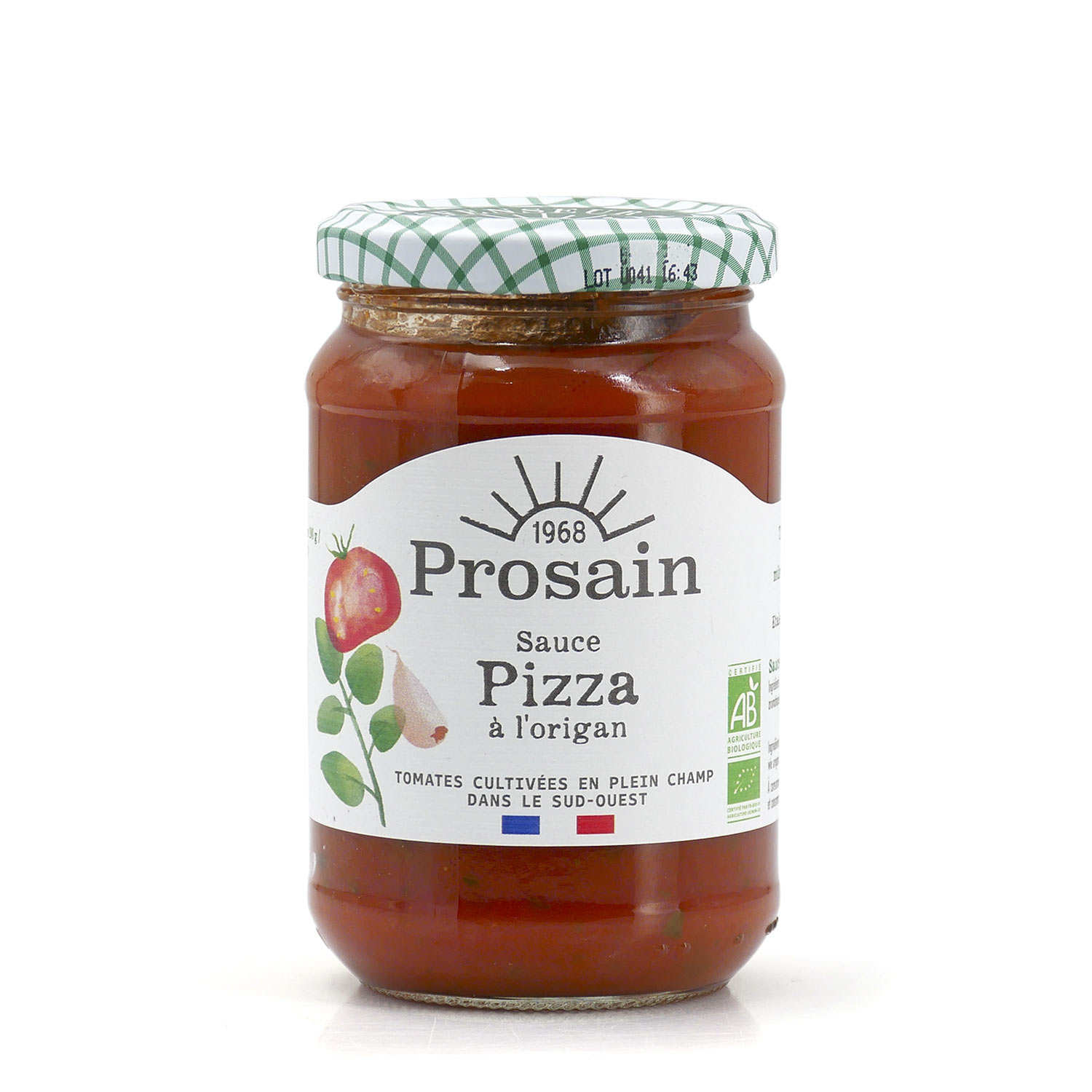 Sauce tomate bio spéciale pizza à l'origan - Prosain