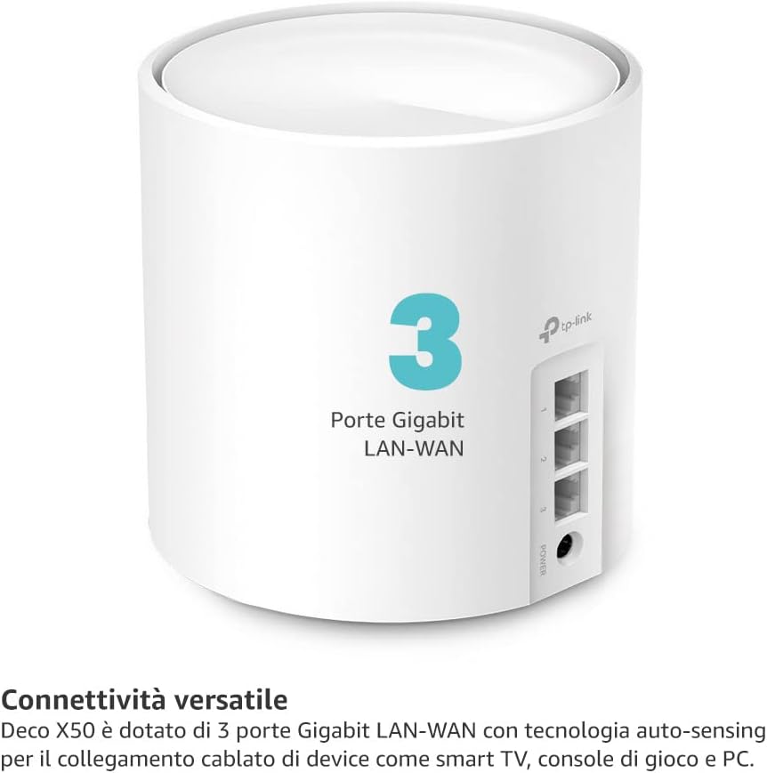 TP-Link Deco WiFi 6 Mesh AX3000Mbps Deco X50(3-pack)