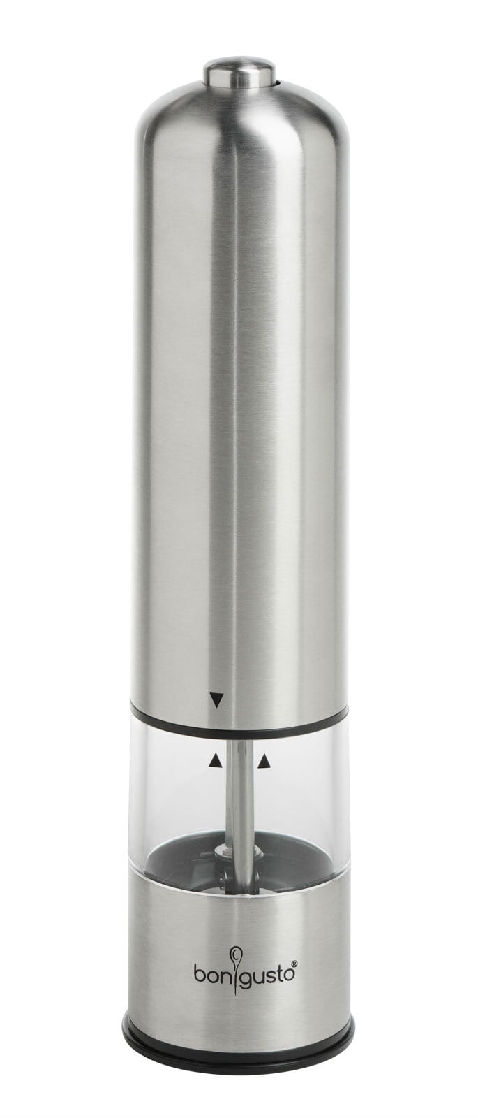bongusto Gewürzmühle elektrisch silberfarbig