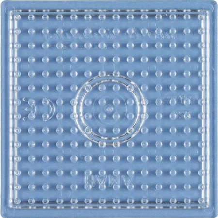 Hama Bügelperlen Stiftplatte 4-eckig, transparent