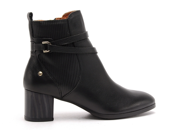 Pikolinos boots bottine talons femme calfat w1z8841 noir