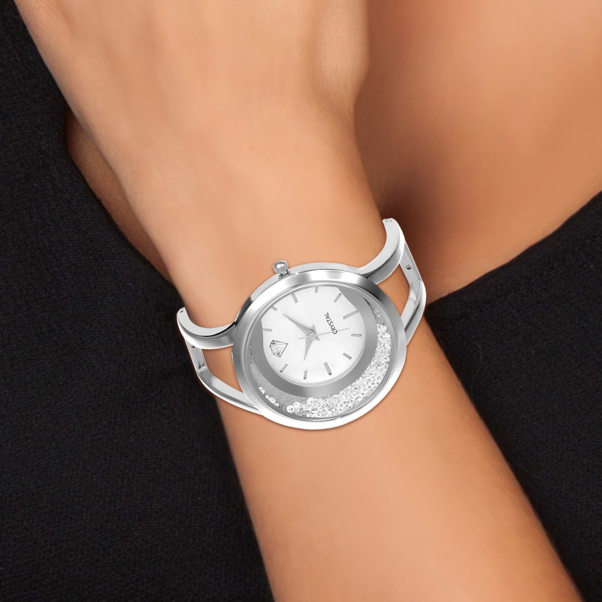 Montre Lily SC Crystal ornée de Cristaux scintillants
