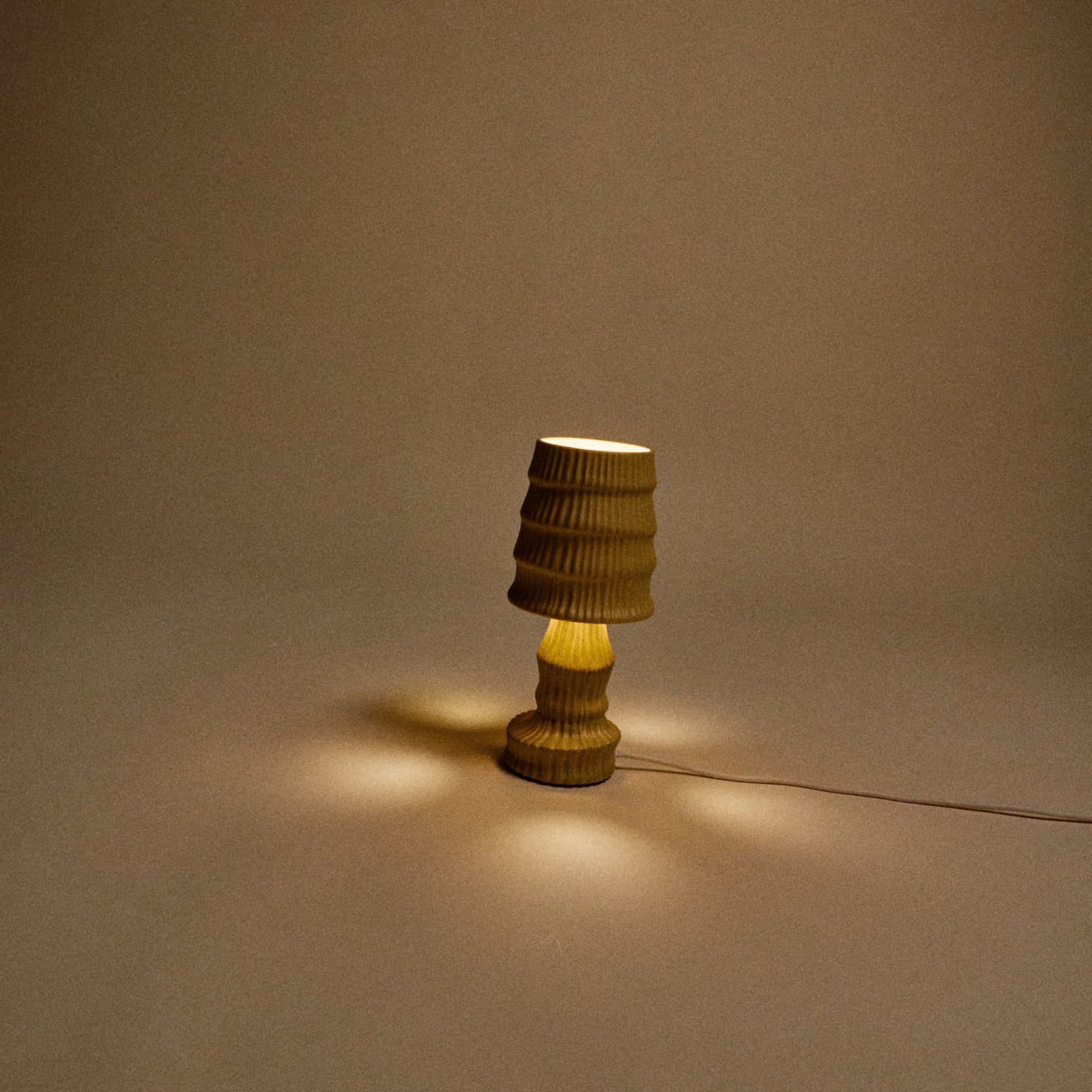 HKliving Ceramic Tafellamp - Ochre