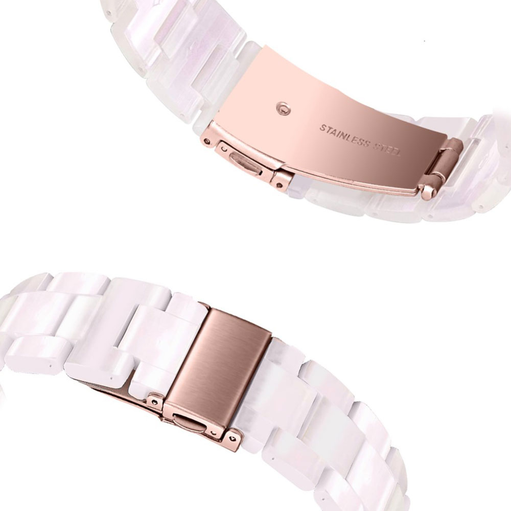 Samsung Galaxy Watch 3 (45mm) Sense Resin Armband (Gelenkumfang: 145-200mm) - Hellrosa