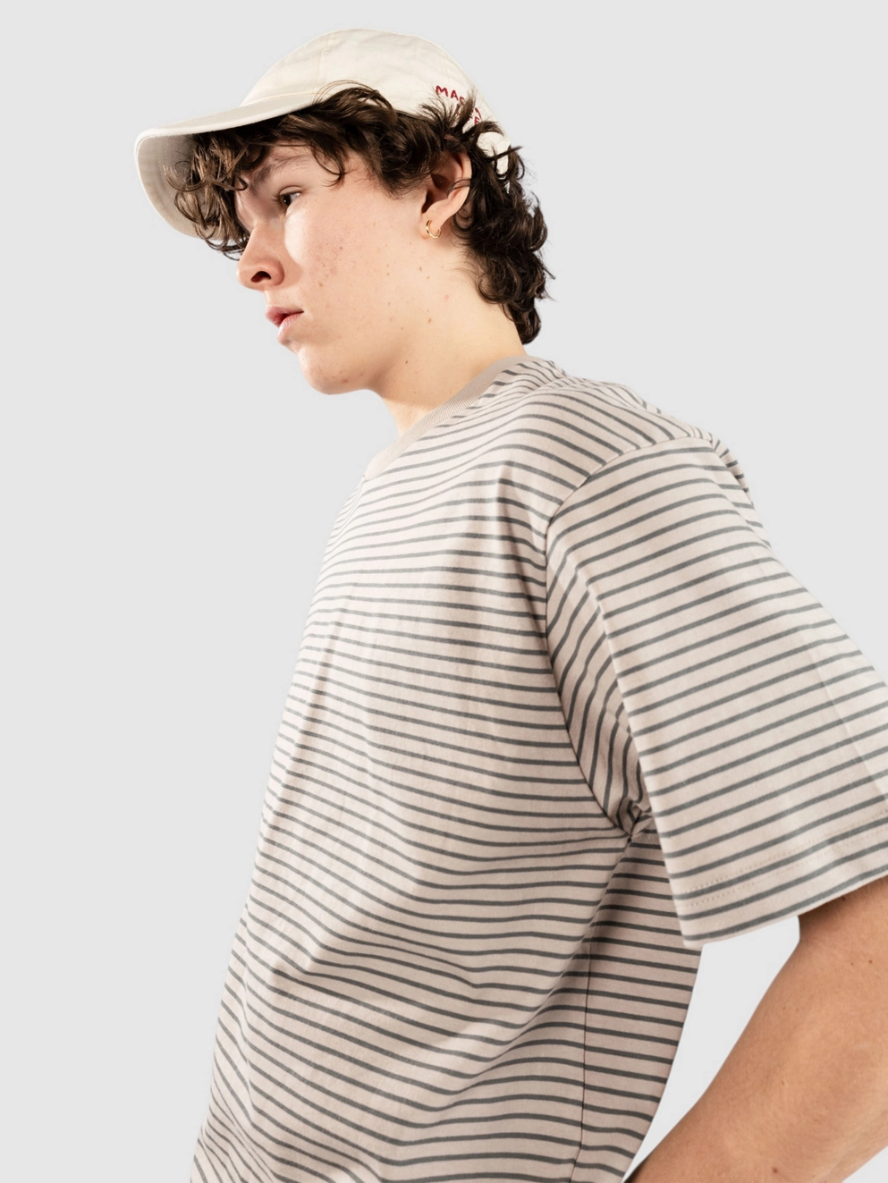 Blue Tomato Striped T-Shirt green stripe