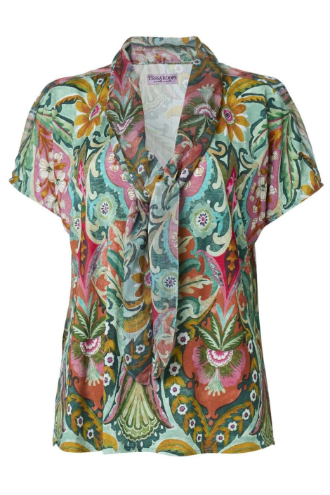Tessa Koops multi color dames blouse