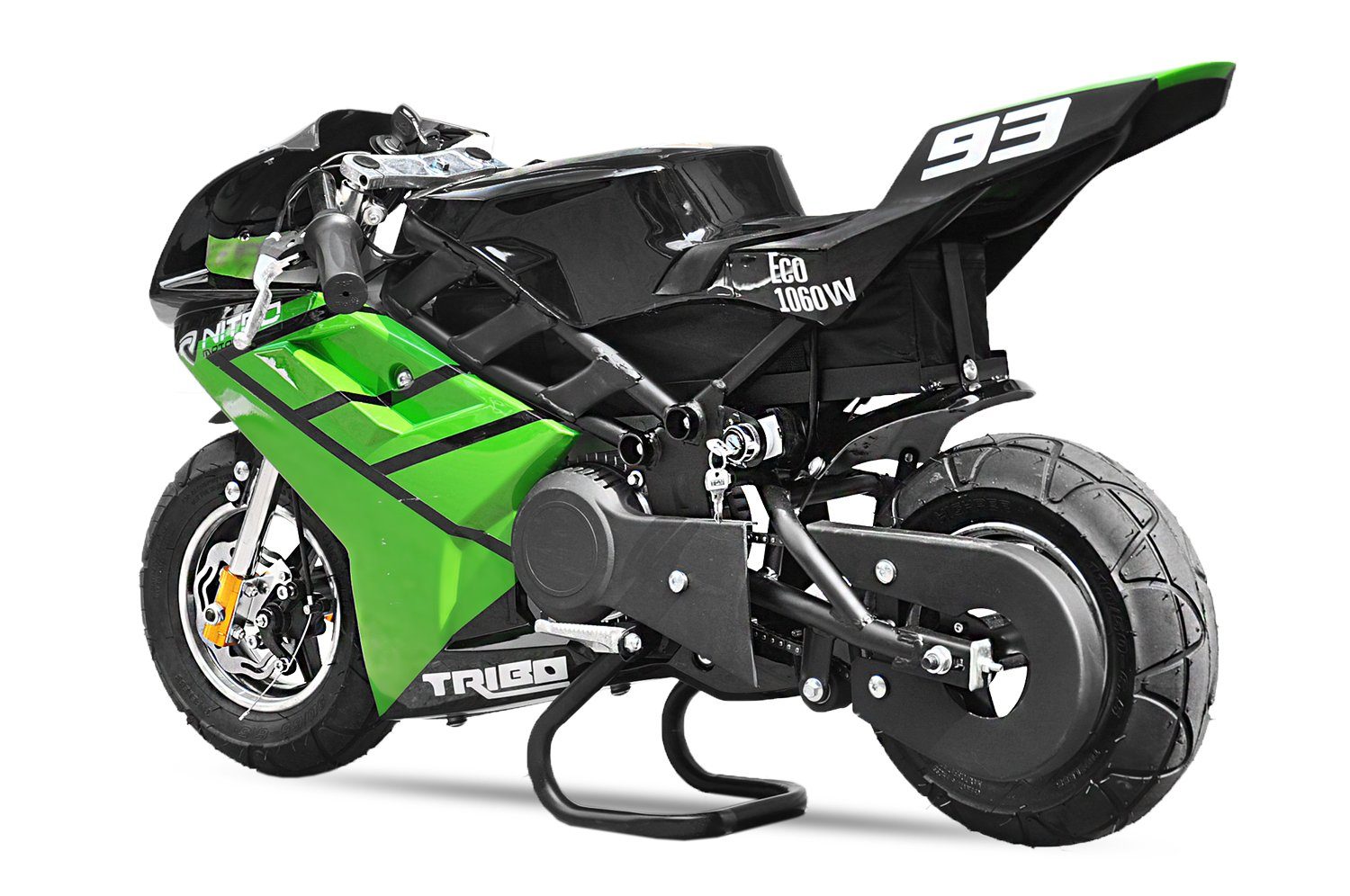 Motocicleta infantil Nitro Motors Dirt Bike 1060W Eco mini, modelo Tribo 6
