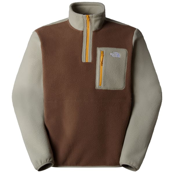 Sweat polaire THE NORTH FACE YUMIORI 1/4 ZIP SMOKEY BROWN/CLAY GREY/SUMMIT GOLD