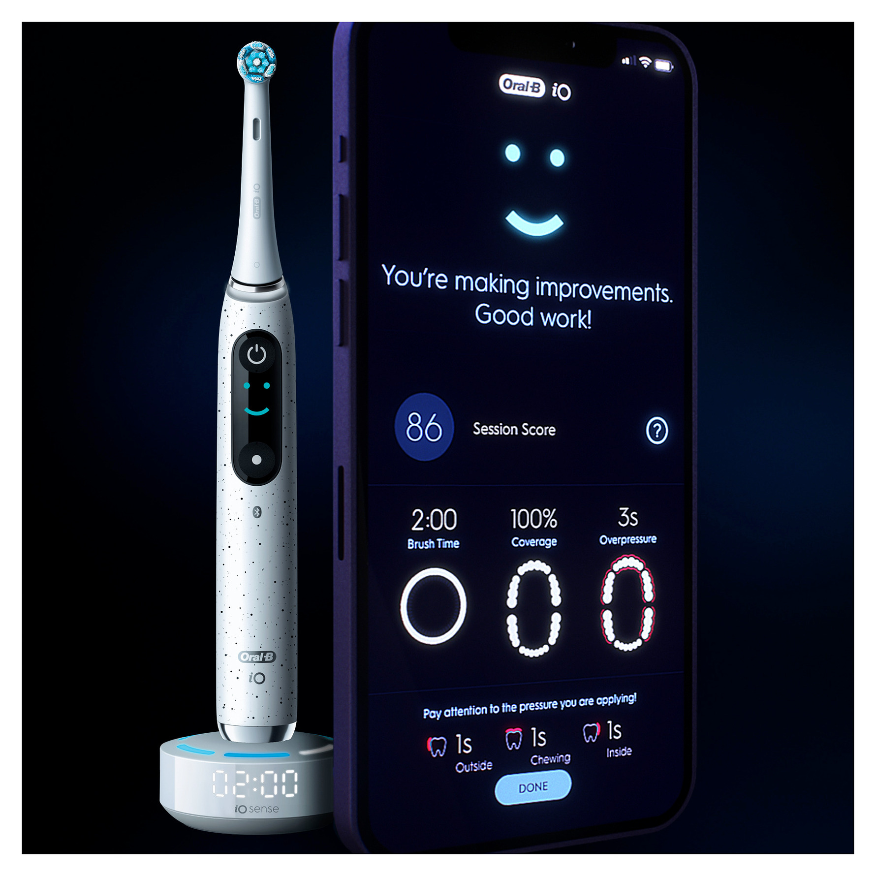 Oral-B iO 10s Eltandbørste Stardust White