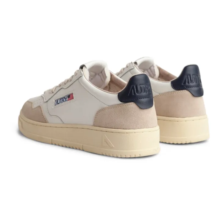 Autry Baskets Medalist Low Cuir/Suède | Bleu marine