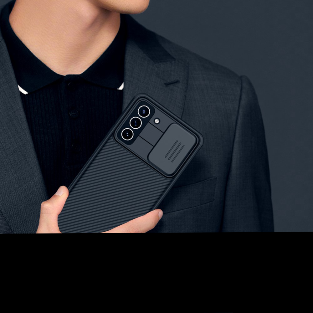 Samsung Galaxy S21 FE 5G Schutz Hülle Cam-Slider Kameraschutz - Schwarz