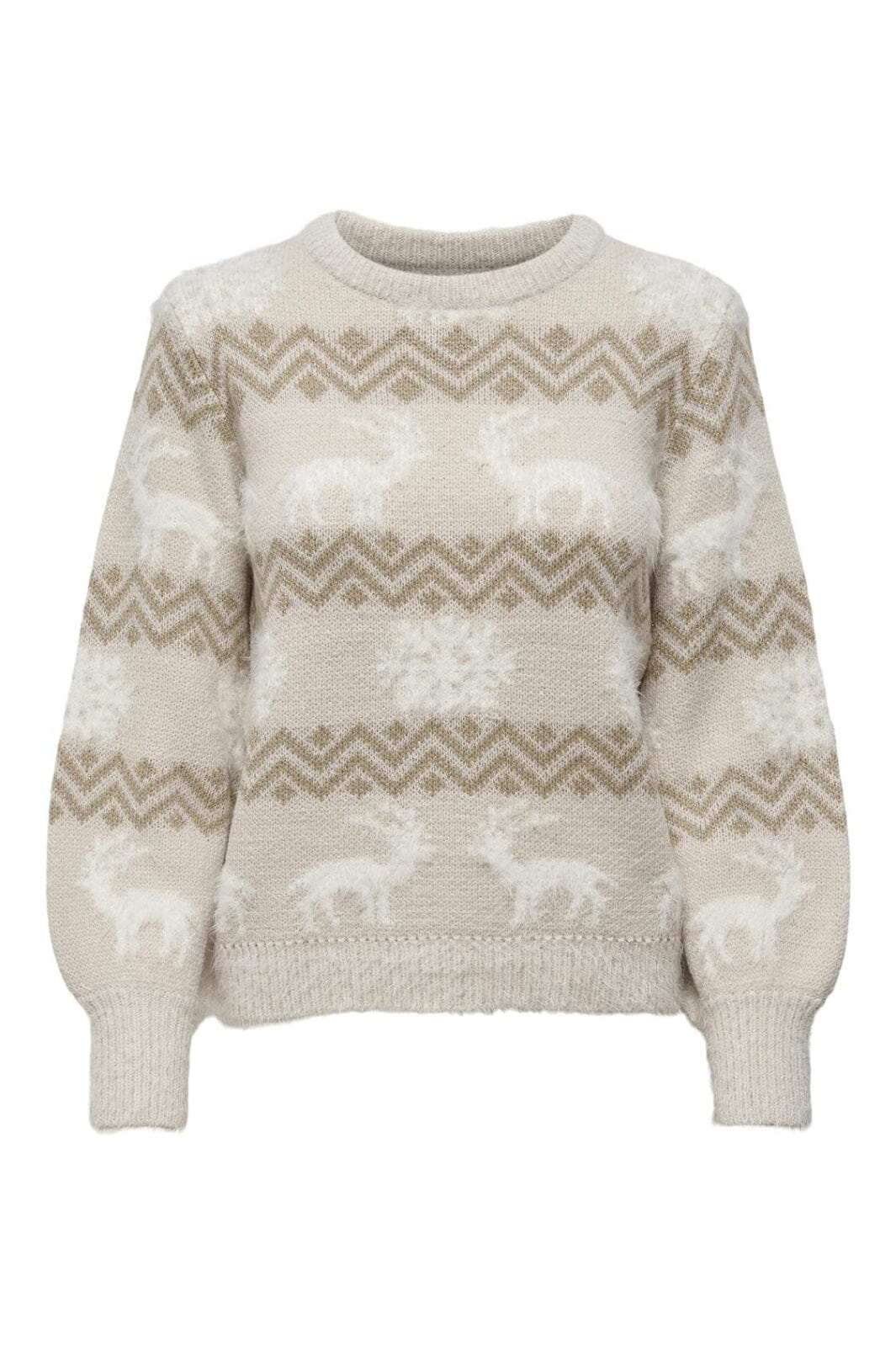 Only Onlxmas Fairisle L/S Pullover Knt