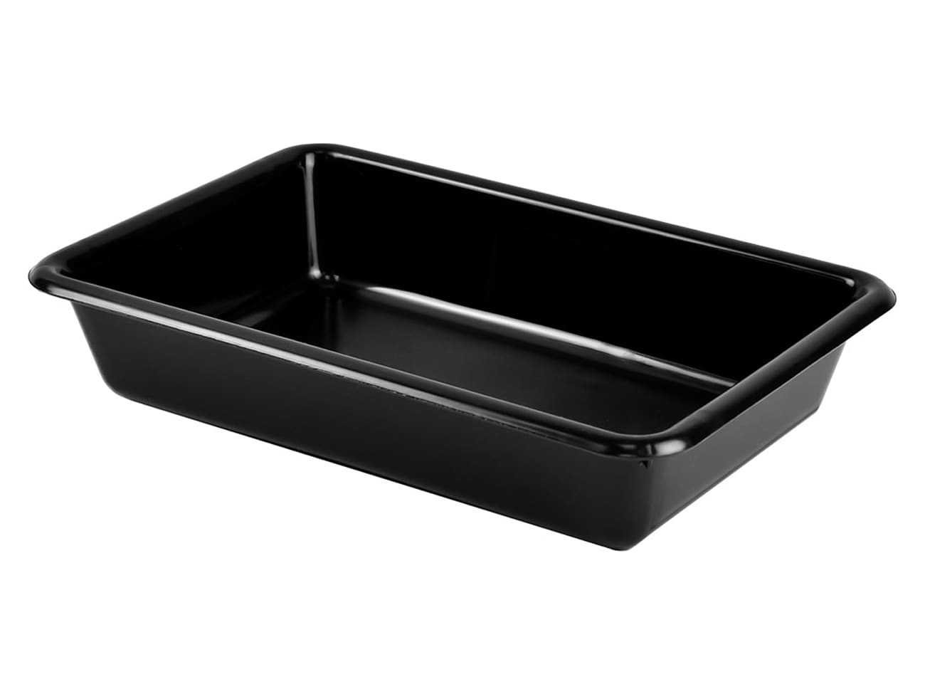 Bac plat 3 L noir - 34 x 23 x ht 7 cm - Gilac