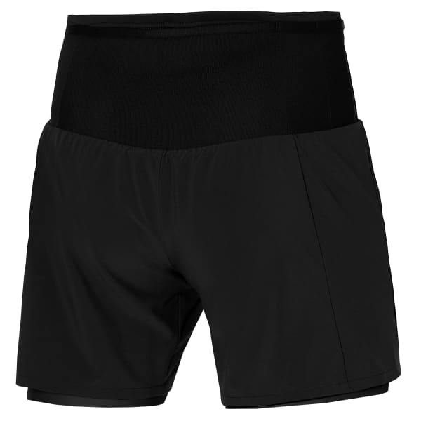 Short running MIZUNO ACTIVE MULTIPOCKET 2IN1 SHORT BLACK