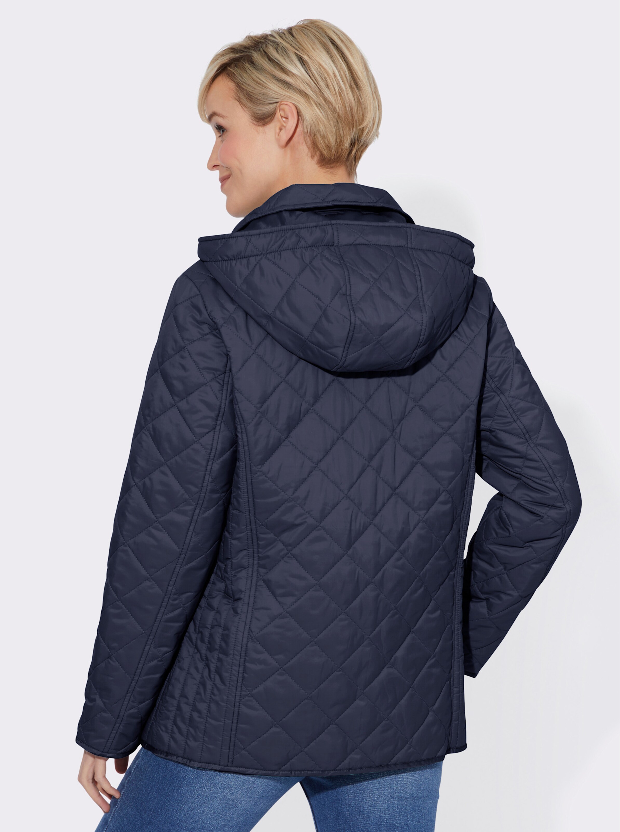 Winterjacke mit Schlingenknopf-Verschluss
