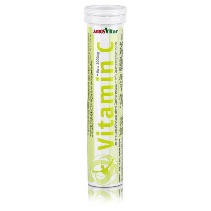 Vitamin C 1000 mg Amosvital Brausetabletten, 20 St