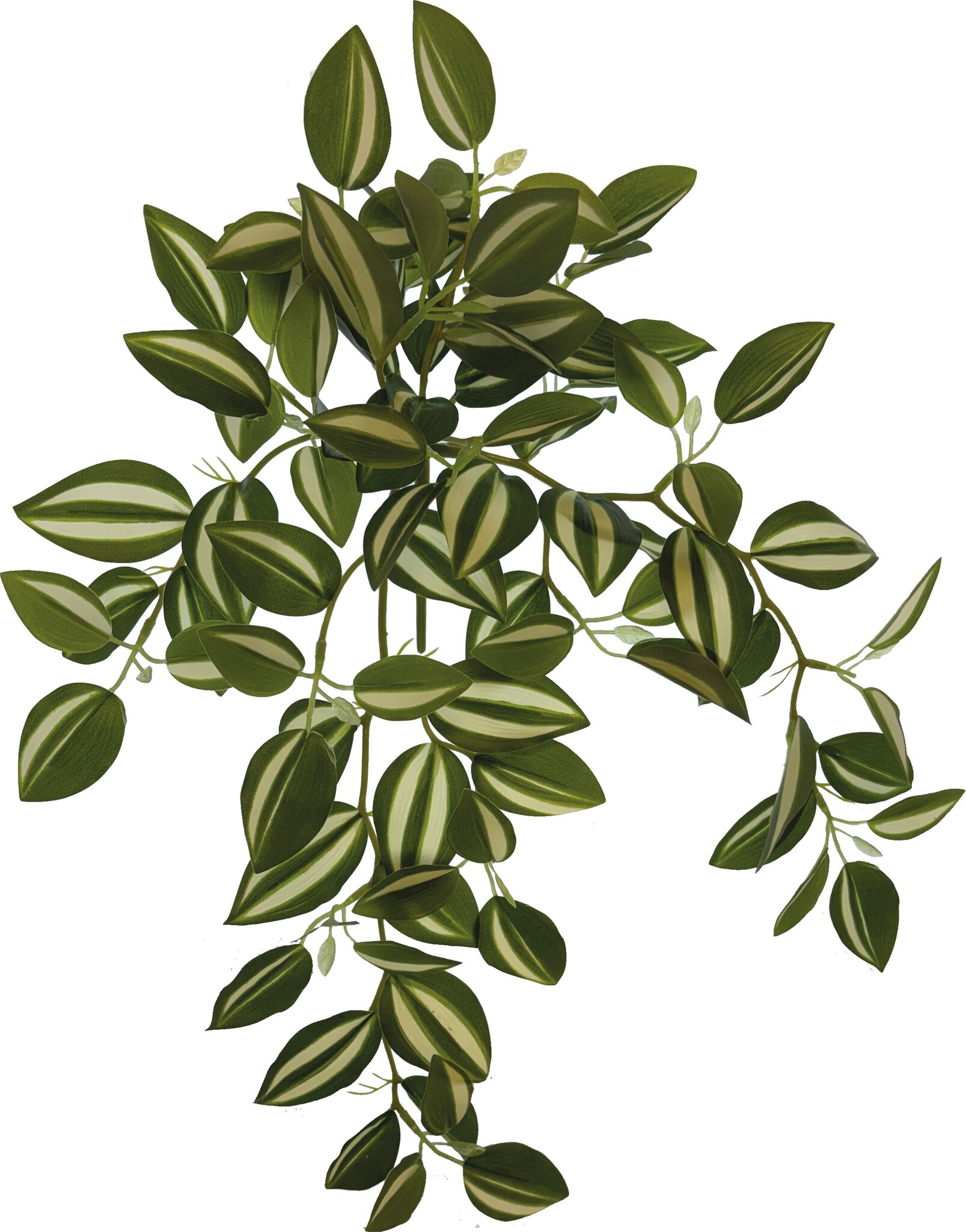 Repto Terrarium Kunstplant Hangend Groen Wit 46cm