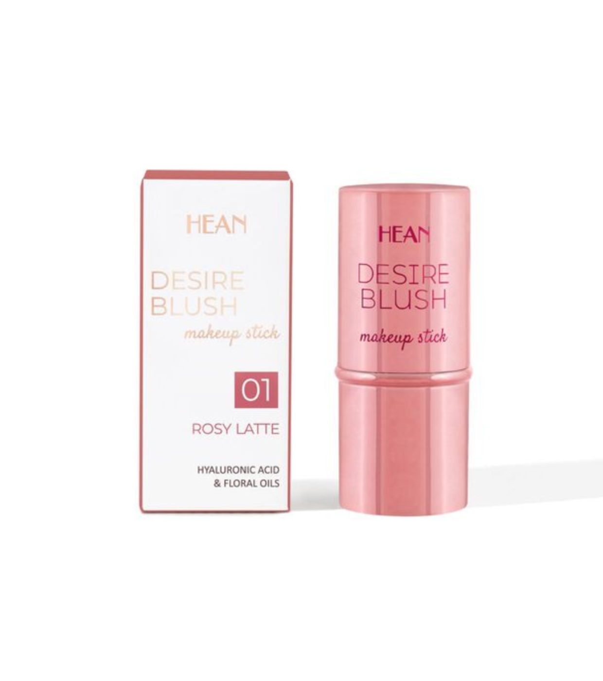 Hean - Blush em bastão Desire Blush - 01: Rosy Latte
