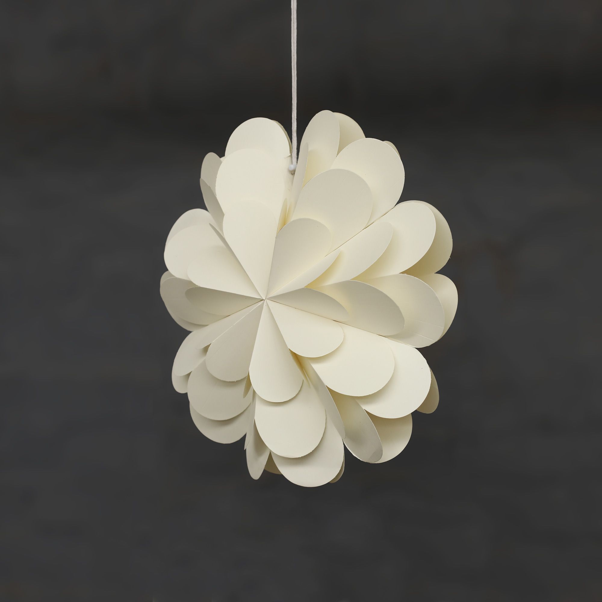 Papierlampe 'Toge', weiß, Ø 45 cm, L 18 cm günstig bestellen