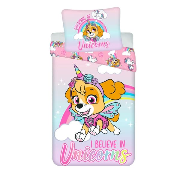 Paw Patrol Unicorn Sängkläder för Barn - 140x200 cm, 70x90 cm