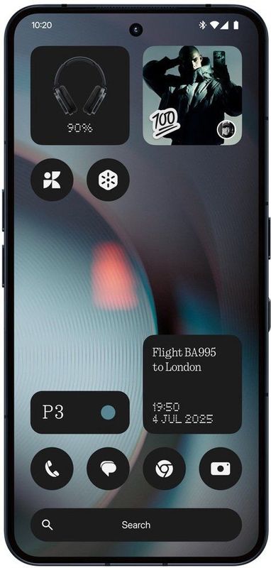 Nothing - Phone (3) Smartphone - Zwart - 12 GB RAM - 256 GB Opslag