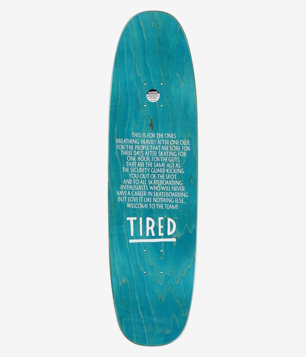 Tired Skateboards Jolt Shaped 8.75