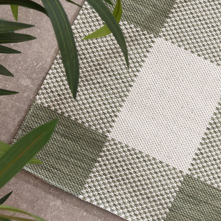 In & Outdoorkleed - Ranch Checkerboard Groen