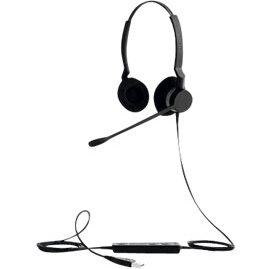 Jabra Biz 2300 Casque Avec fil Arceau Bureau/Centre d'appels USB Type-A Noir