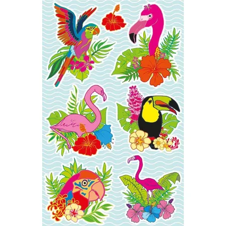 Avery Zweckform Z-Design 57046, Deko Sticker, Vögel, 14 Aufkleber
