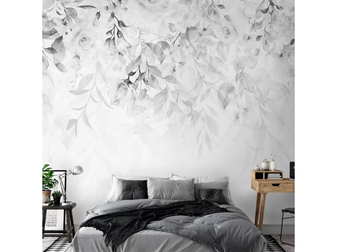 Papier peint adhésif Waterfall of Roses Third Variant - 294 x 210 cm