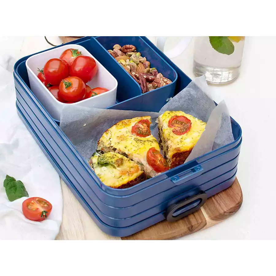 Mepal Lunchpot + Bento Lunchbox Large Ellipse + TAB 2er Set rosa