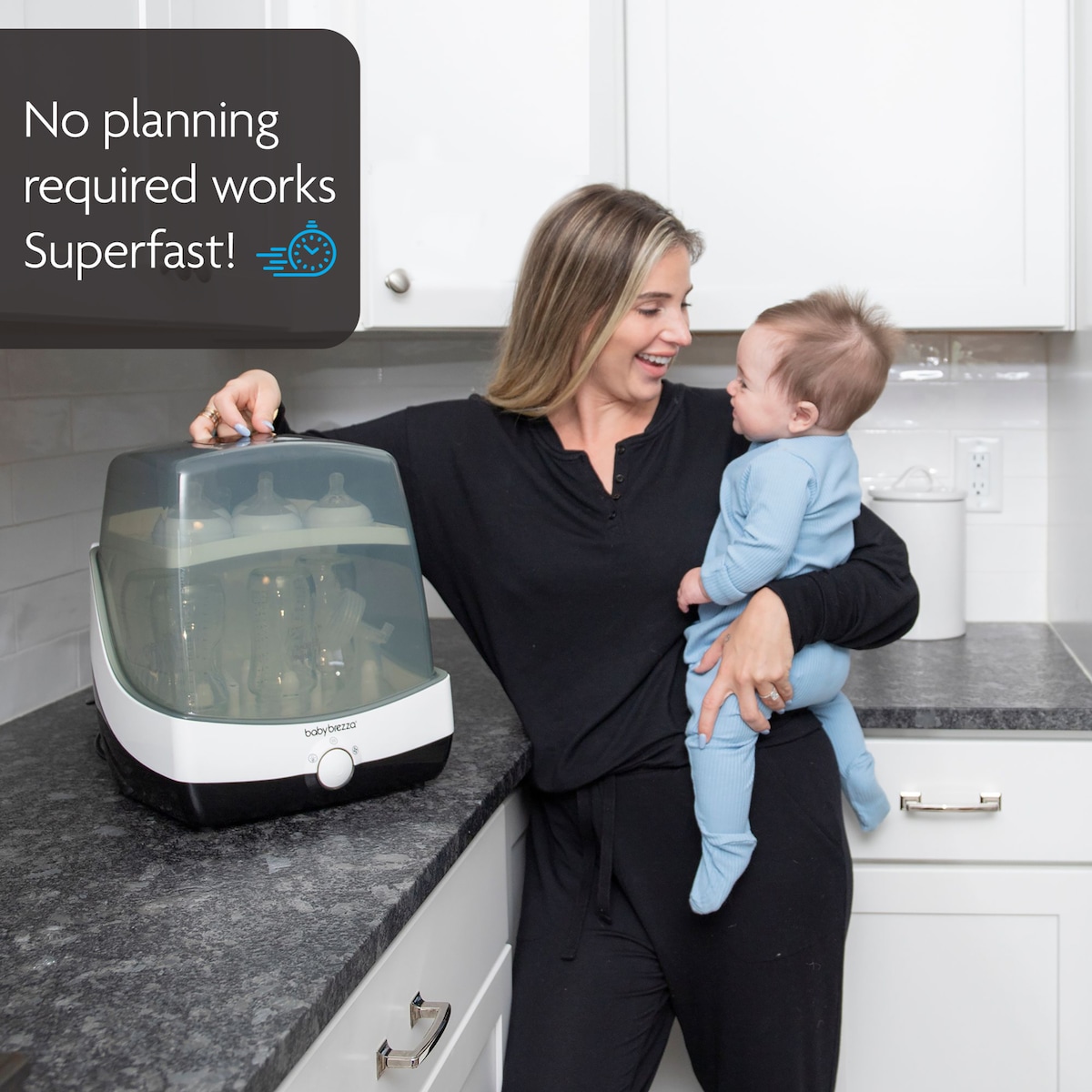 Baby Brezza SuperFast sterilisator og tørker BRZ0083