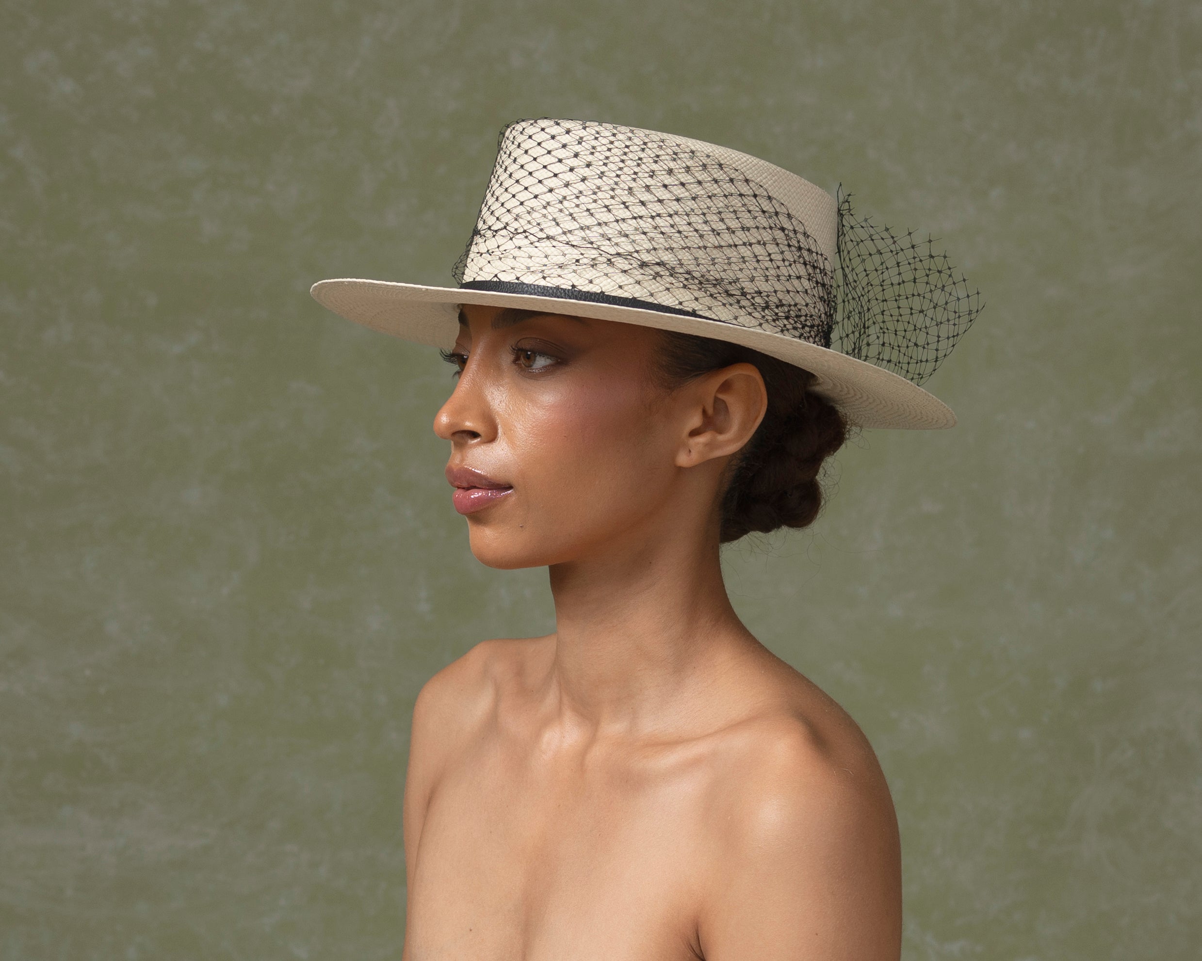 Chapeau en tulle Cordovan