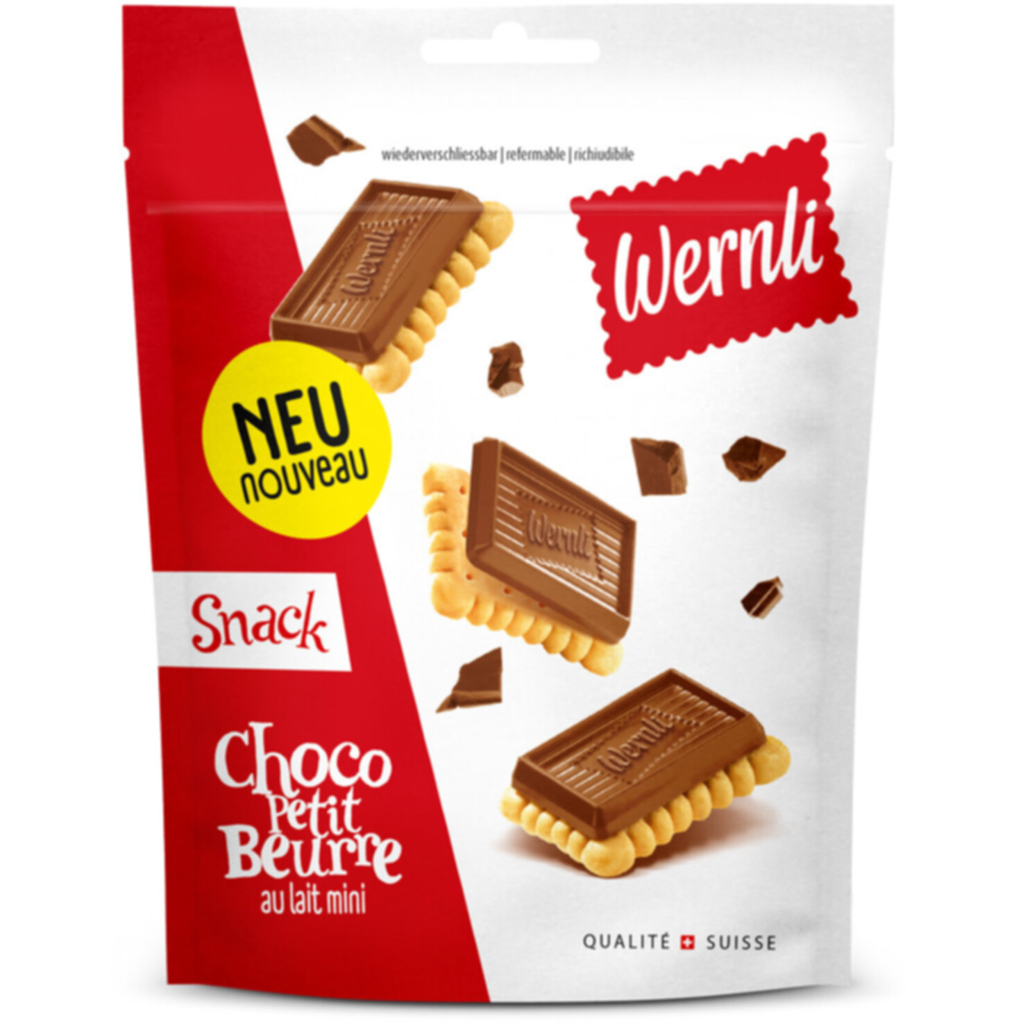 Wernli Snackbeutel Choco Petit Beurre au lait Mini